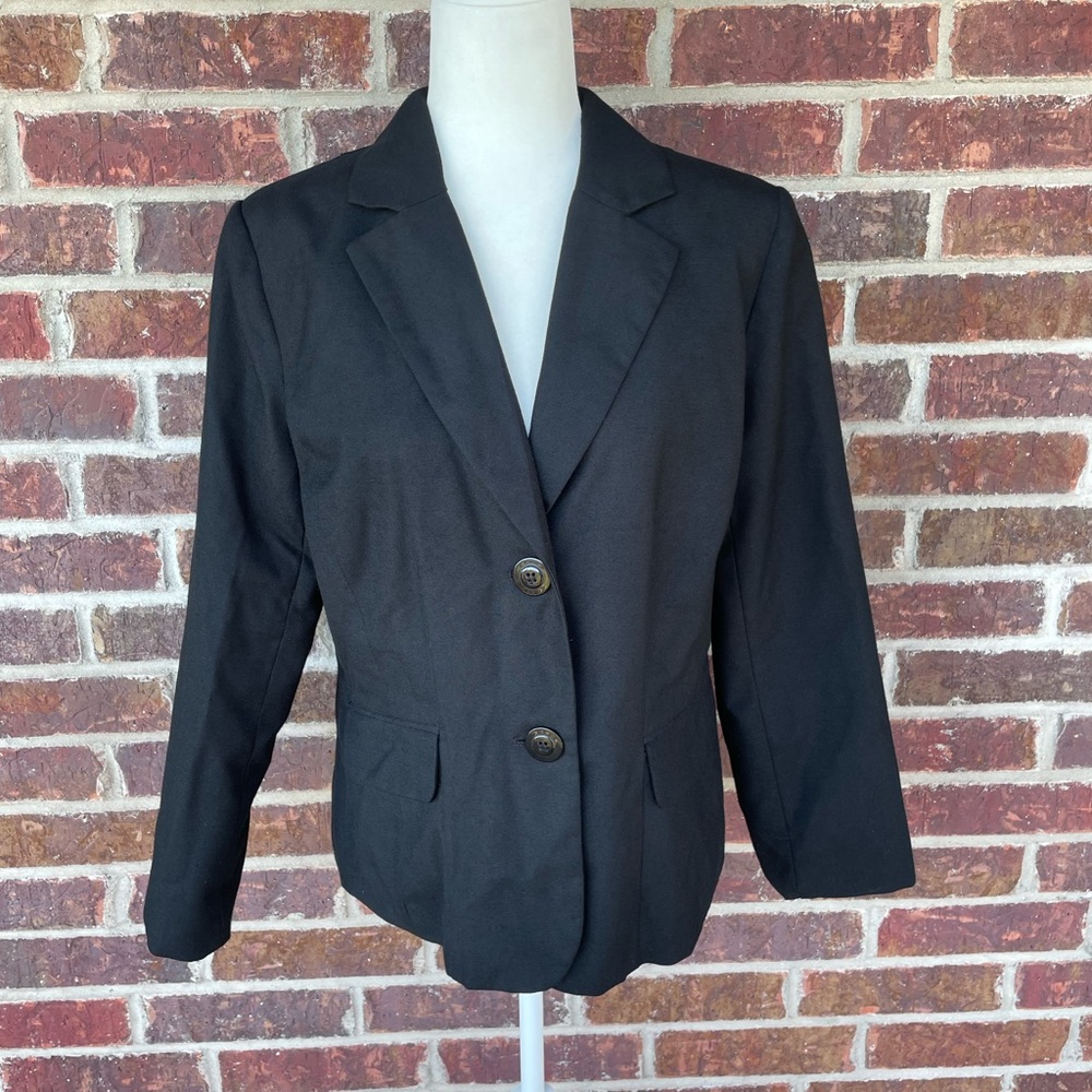 Ladies Black Dress Barn Blazer Or Suit Jacket Size 12